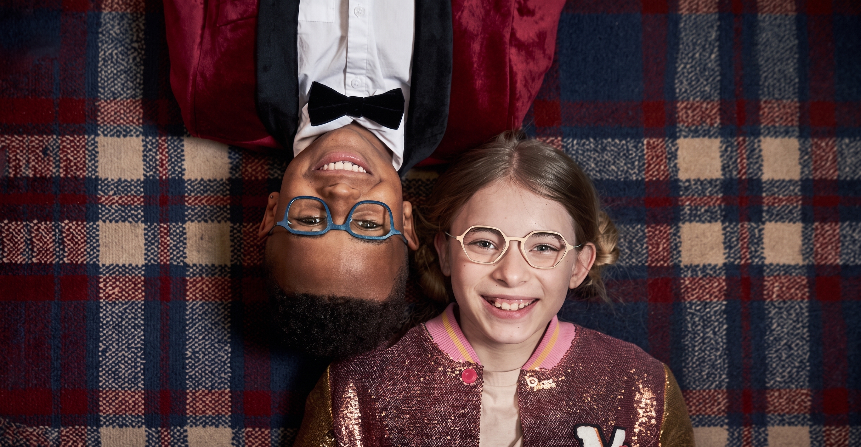 Kinderen met Monoqool-brillen bij Colpa Optiek